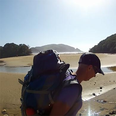 Passing The Gap at Second Beach, Port St Johns
