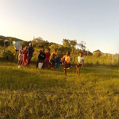 Xhosa children dancing
